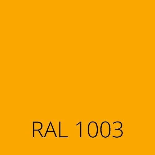 Sticlă colorată RAL 1003 - galben de semnalizare