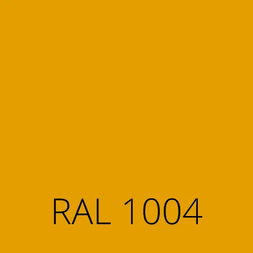 Sticlă colorată RAL 1004 - galben auriu