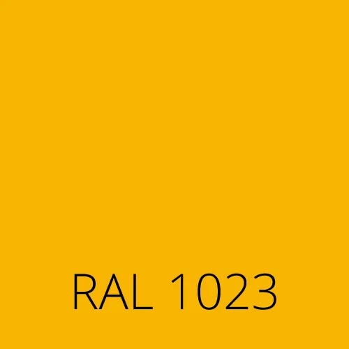Sticlă colorată RAL 1023 - galben trafic