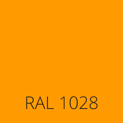 Sticlă colorată RAL 1028 - galben pepene