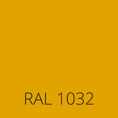 Sticlă colorată RAL 1032 - galben matura