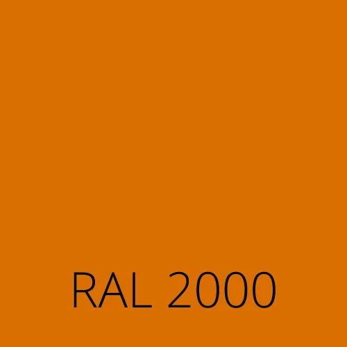 Sticlă colorată RAL 2000 - galben portocaliu