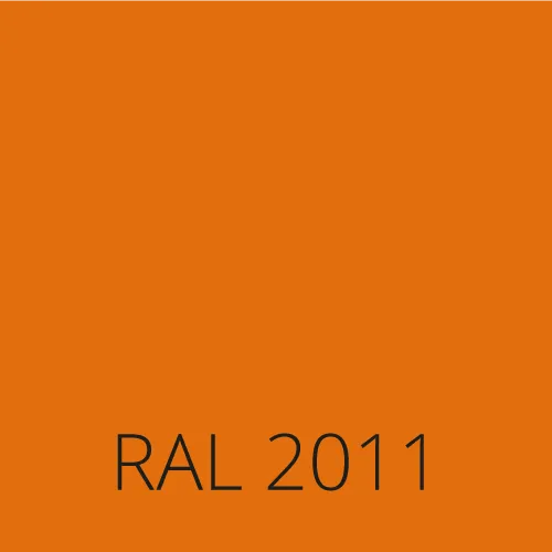 Sticlă colorată RAL 2011 - deep portocaliu