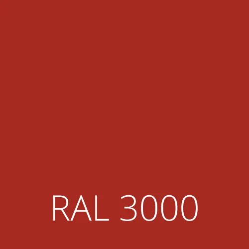 Sticlă colorată RAL 3000 - flacără roșu