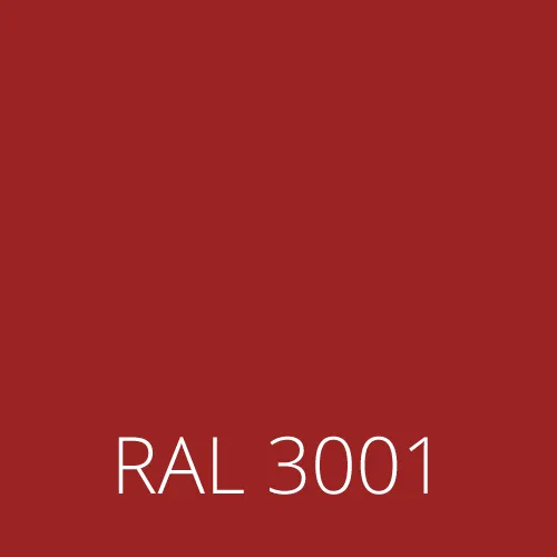 Sticlă colorată RAL 3001 - roșu de semnalizare