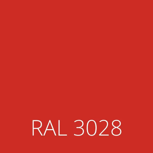 Sticlă colorată RAL 3028 - pure roșu