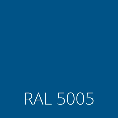 Sticlă colorată RAL 5005 - de semnalizare albastru