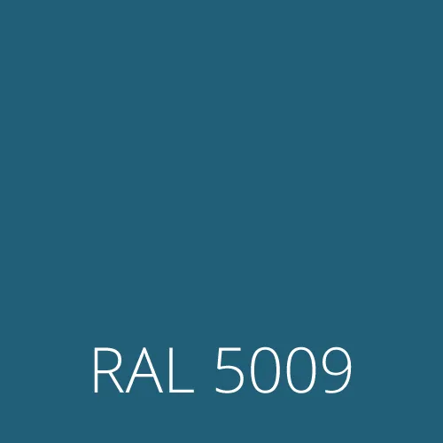 Sticlă colorată RAL 5009 - azure albastru