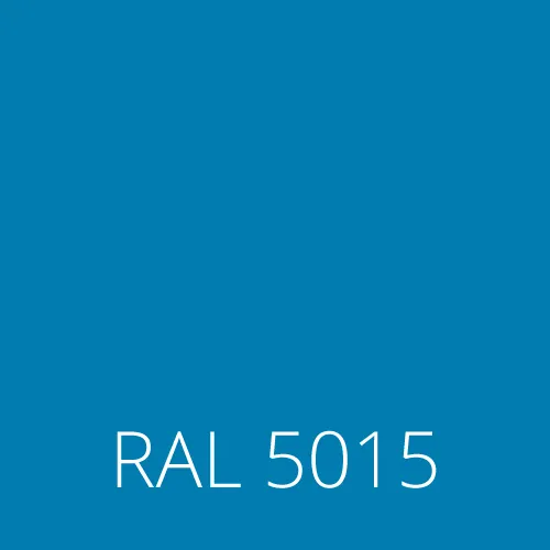 Sticlă colorată RAL 5015 - cer albastru