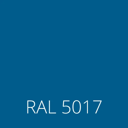 Sticlă colorată RAL 5017 - albastru de trafic