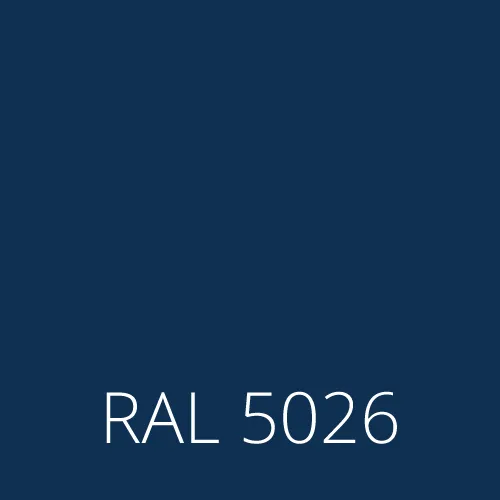 Sticlă colorată RAL 5026 - noapte albastru