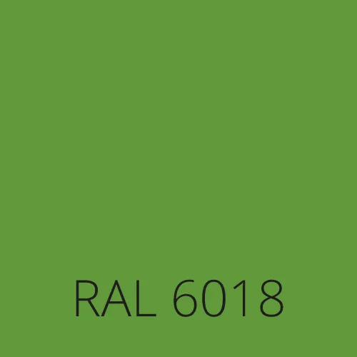 Sticlă colorată RAL 6018 - galben verde