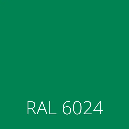 Sticlă colorată RAL 6024 - verde de trafic