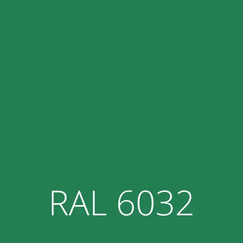 Sticlă colorată RAL 6032 - de semnalizare verde