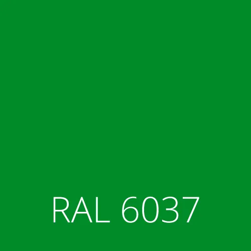 Sticlă colorată RAL 6037 - pure verde