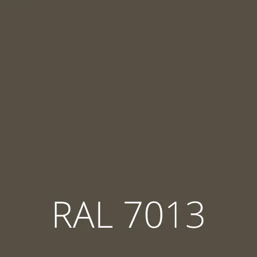 Sticlă colorată RAL 7013 - maro gri