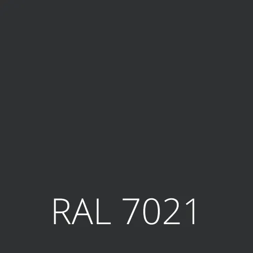 Sticlă colorată RAL 7021 - negru gri