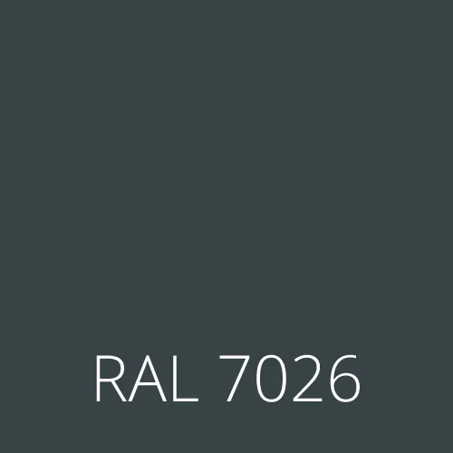 Sticlă colorată RAL 7026 - granite gri