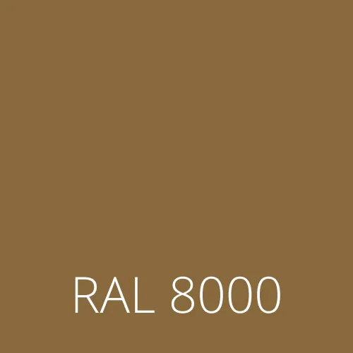 Sticlă colorată RAL 8000 - verde maro