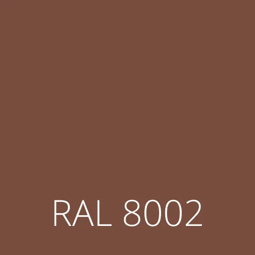 Sticlă colorată RAL 8002 - maro de semnalizare