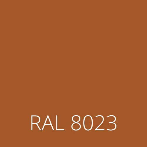 Sticlă colorată RAL 8023 - portocaliu maro
