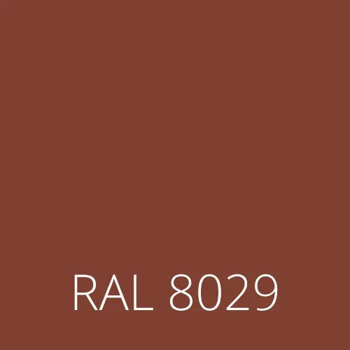Sticlă colorată RAL 8029 - perlat cupru
